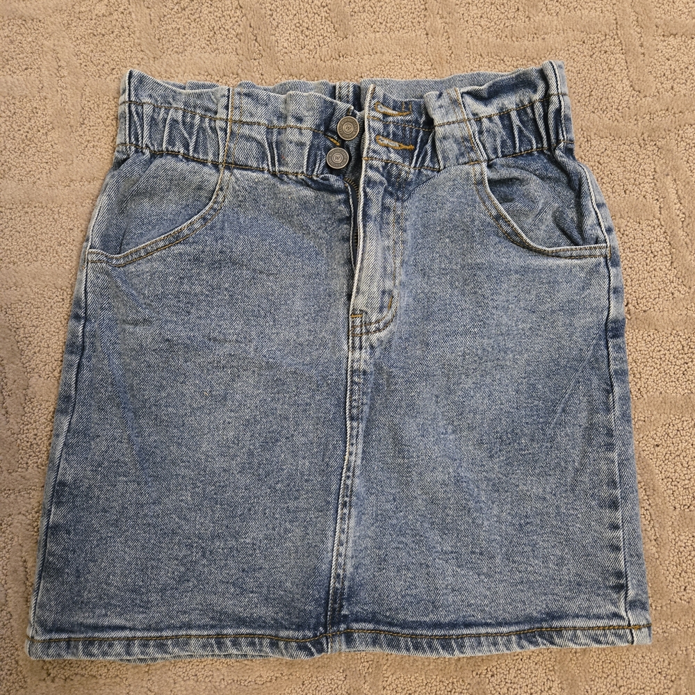 Wishlist Denim Blue Mini Skirt